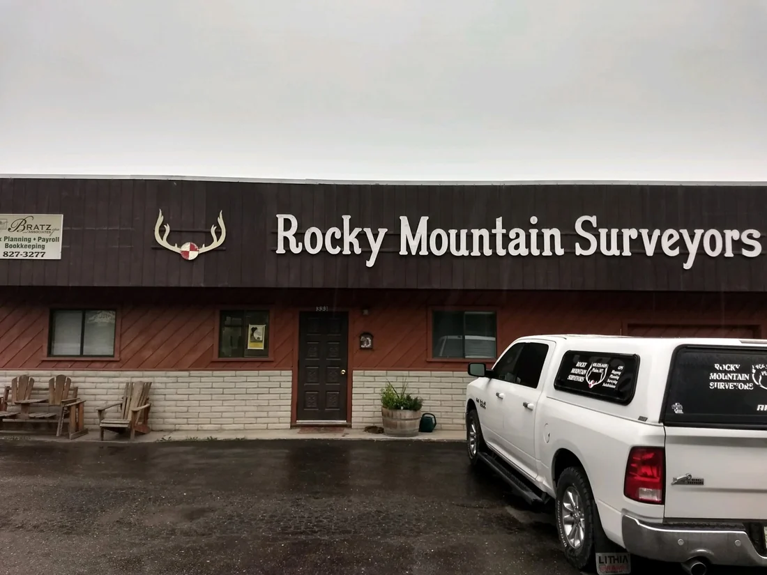 Rocky Mountain Surveyors office in Plains, Montana